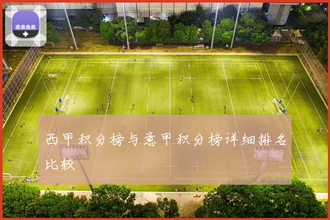 西甲积分榜与意甲积分榜详细排名比较